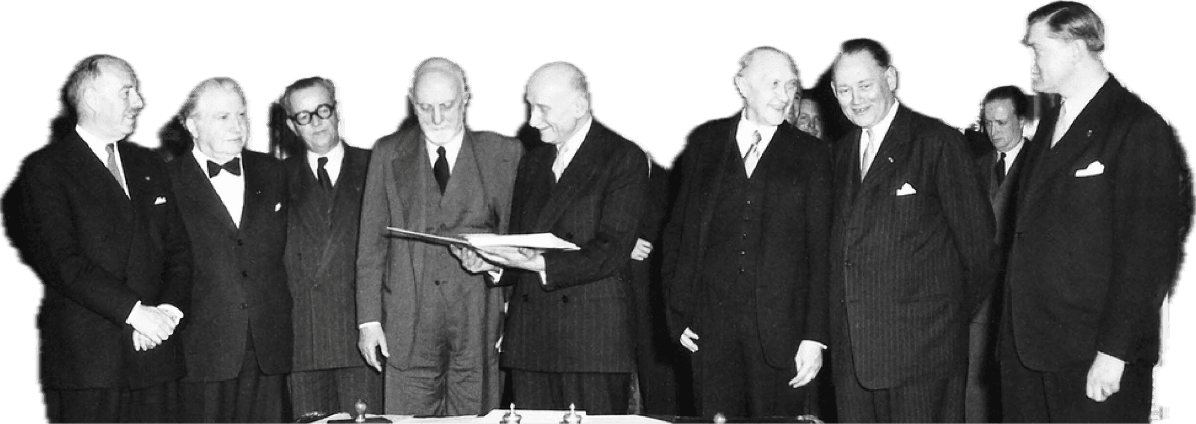 Firma del Tratado de la Comunidad Europea del Carbón y del Acero, 1951